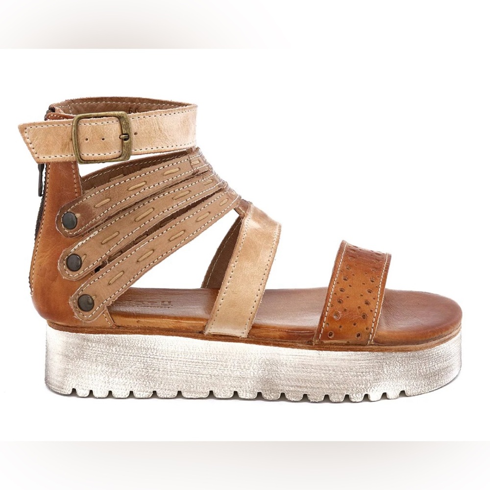 BED|STU Tan and Brown Sandals